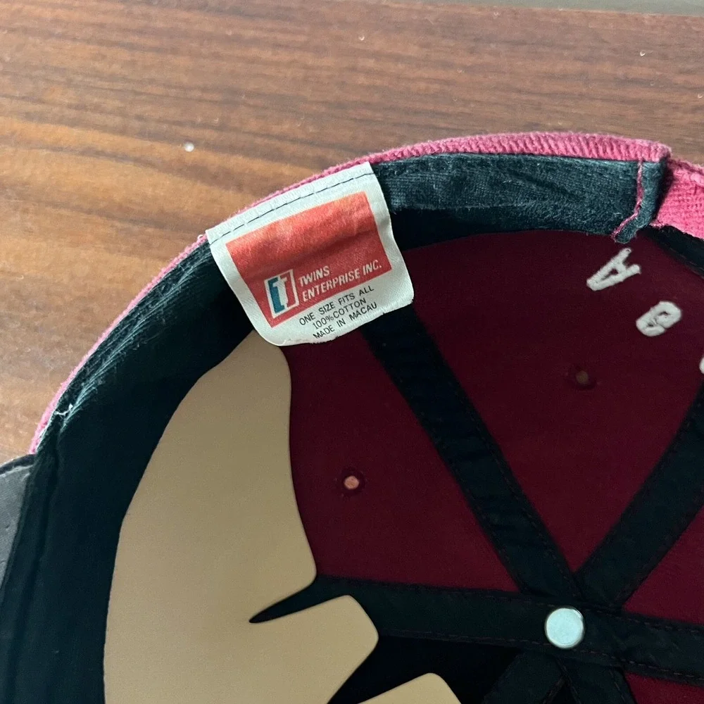 Vintage Texas A&M Aggies Hat Cap Adjustable Maroon Black NCAA College